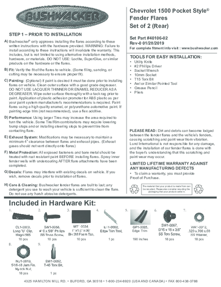 Installation Manual